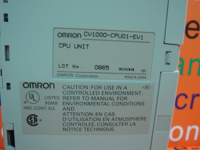 CV1000-CPU01-EV1 OMRON CPU UNIT - PLC DCS SERVO Control MOTOR